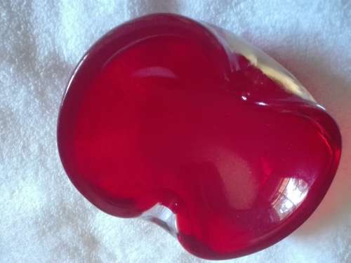 LARGE BEAUTIFUL HEAVY  MURANO ASHTRAY  120 X 90 X 60  mm