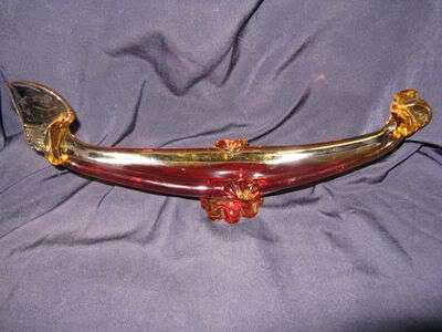 Murano gondola ashtray