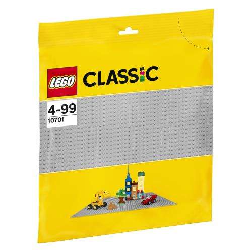 Lego Classic Gray Baseplate 10701