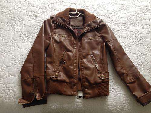 Leather Jacket brown (faux)
