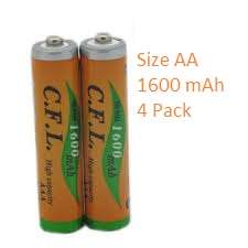 AA Rechargeable Batteries - 4 Pack
