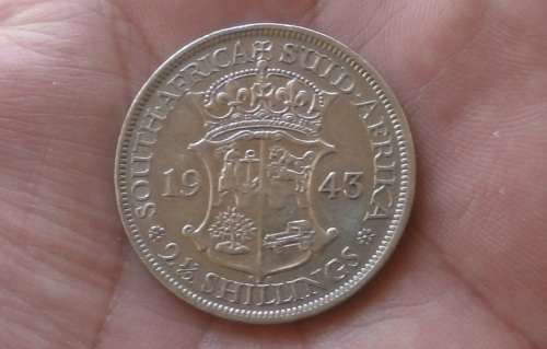 2.5 Shilling (Half Crown) Union Of South Africa - 1943