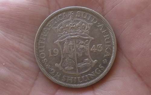 2.5 Shilling (Half Crown) Union Of South Africa # 1943