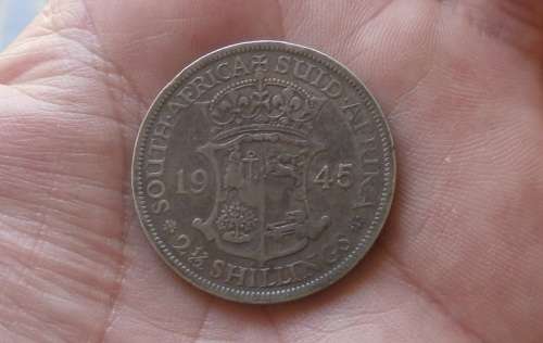 2.5 Shilling (Half Crown) Union Of South Africa - 1945