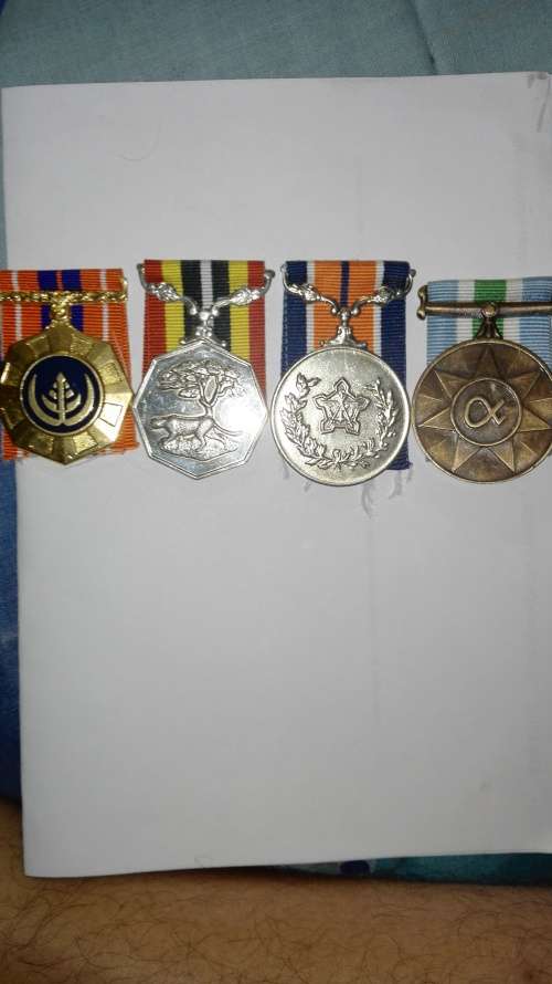 4 SADF medals