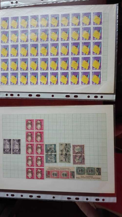 Lot 2. 6 sheets of stamps