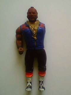 A-Teams Mr T old action figurine, missing left arm. (nr9)