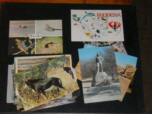 19 Rhodesian postcards.