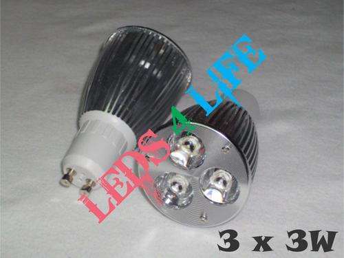 9w LED down light GU10 base 220VAC - Warm White - ALL IN STOCK