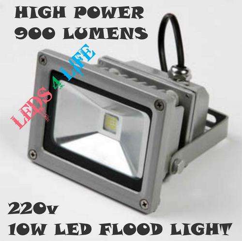 LED floodlight 10 Watt 220VAC High power - Cool White 6000K-6500K - Now in STOCK