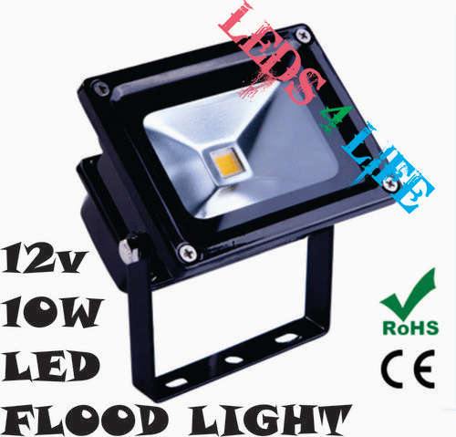 10 Watt LED flood light 12VDC Cool White - Uses little electricity