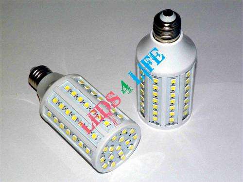 LED corn bulb - 16 Watt 220V - 86 x 5050 SMD (3 chip) high power - COOL WHITE 1600 LUMENS - E27 Base