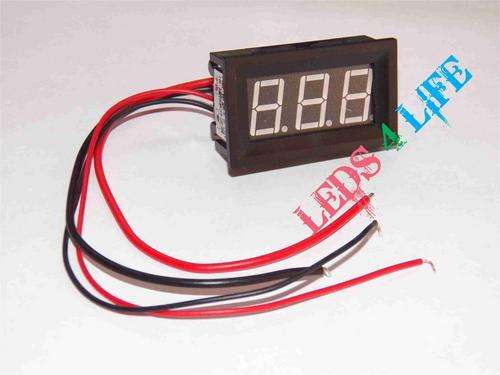 BLUE DISPLAY 0-50A DC Digital display LED Panel Ammeter Meter (INCLUDES SHUNT)