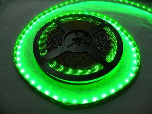 LED strip light 3528 SMD - 60LED's/meter - high bright GREEN