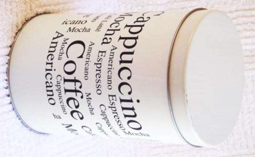 Coffee tin - 15 x 9.5cm