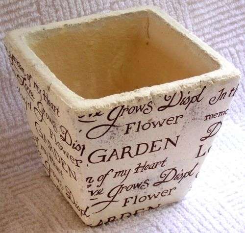 Small Square Planter - 13 x 13 x 12 cm
