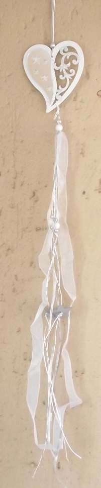 Mirror heart Garland - 90 x 11 cm