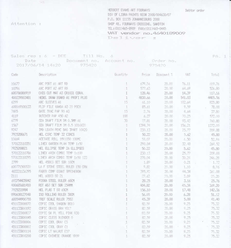 Architectural Drafting / Drawing Set