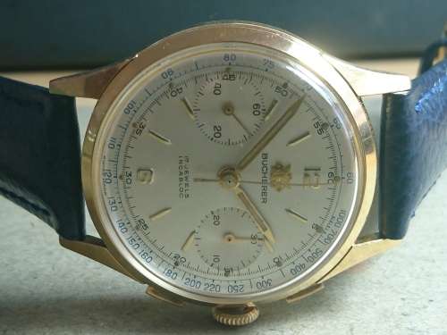 Beautiful !! BUCHERER Chronograph mechanical