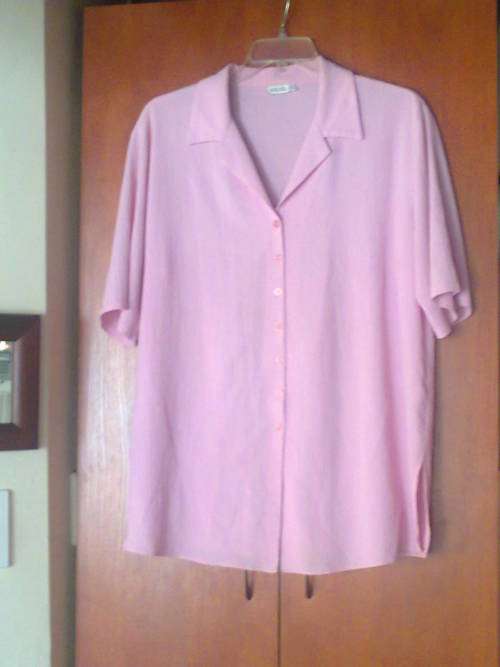 LONG PINK TOP CREASED LOOK - RACHEL 42