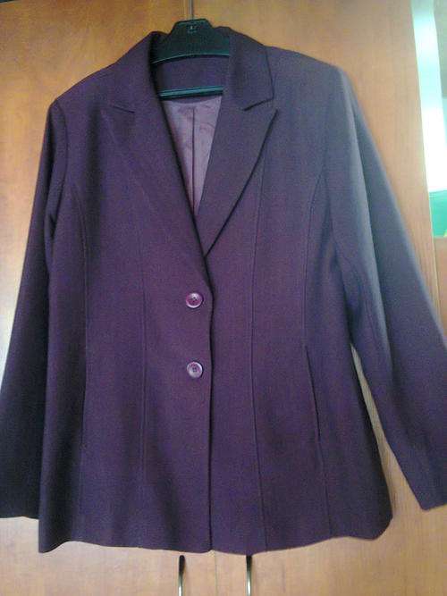 PLUM JACKET WITH LINING - MILADY'S 36