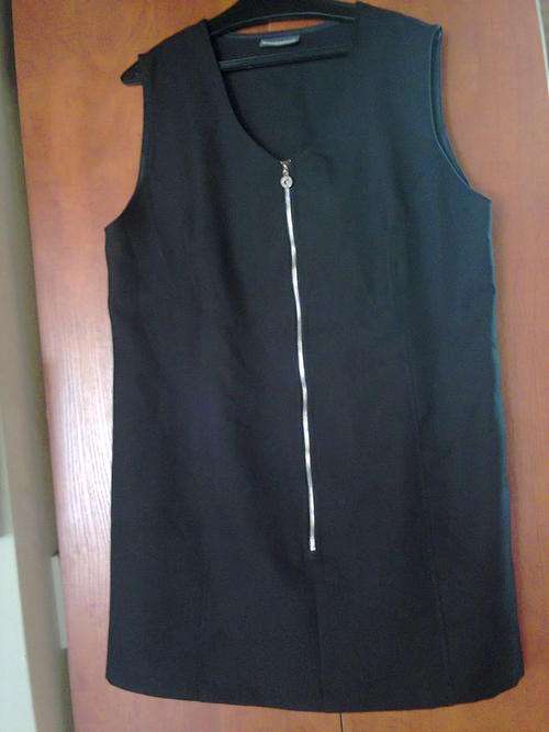BLACK LONG TOP OR SHORT DRESS - XXL
