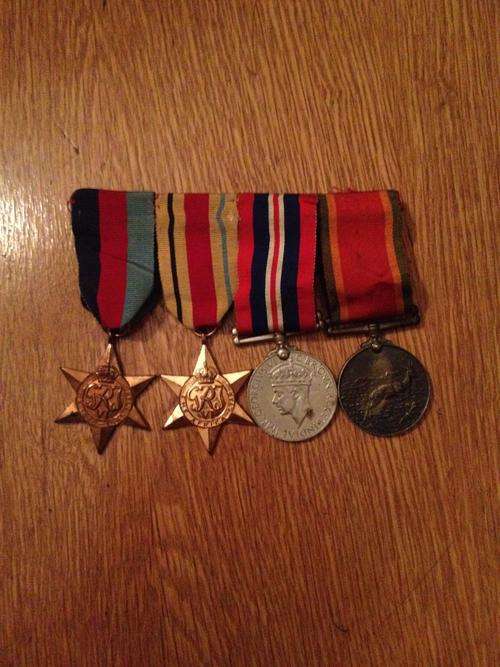 World War 2 set of 4 medals