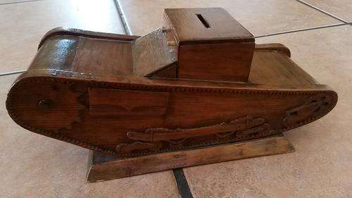 TANK MONEY BOX WW TRENCH ART