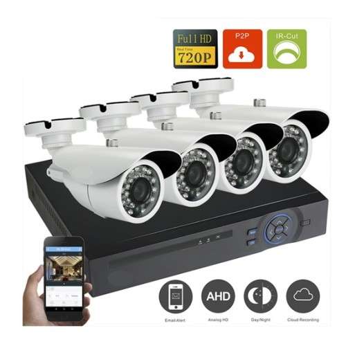 4 CHANNEL CCTV KIT 720p HD - cctv,cctv,cctv,cctv