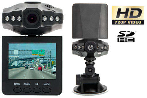 HD Infrared Dash Cam DVR with 2.5" LCD Screen