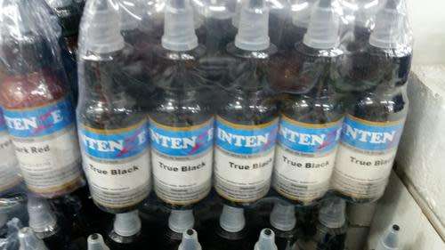 10-PACK TRUE BLACK - INTENZE TATTOO INK 1oz