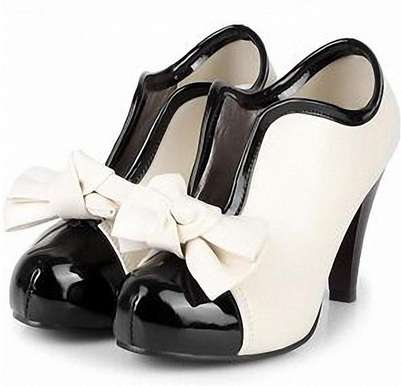 Bow Ankle Boots,Round Toe High
