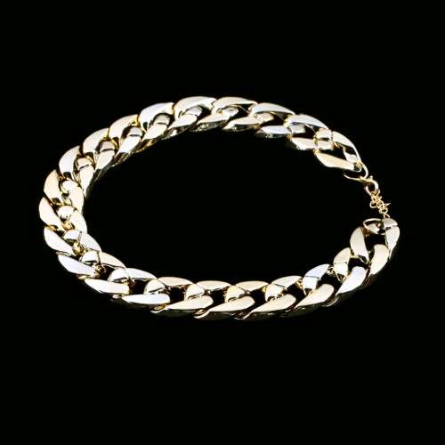 New Woman Girl Fashionable Elegant Stunning Necklace Chain Jewelry Gold Plated Alloy Chunky Curb