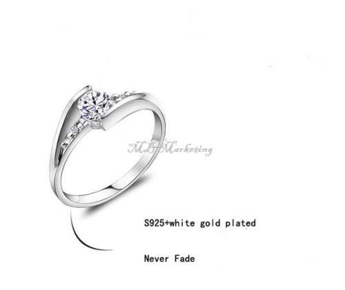 925 Sterling Silver 1.25 CT sim  DIAMOND RING....Size 8 to 17