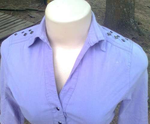 PURPLE LADIES TOP (NEW) - SIZE: MEDIUM