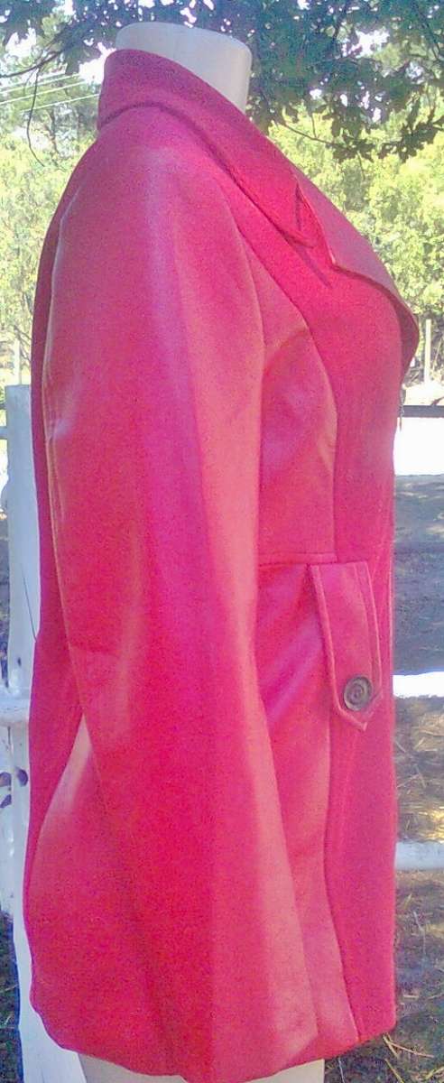 FAKE LEATHER JACKET - SIZE: 12