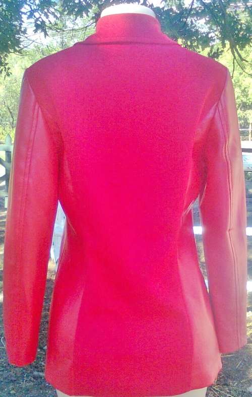 FAKE LEATHER JACKET - SIZE: 12