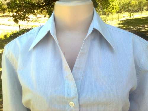 BARRONESS LONG SLEEVE SHIRT - SIZE: LARGE plus a free casual pants (size: 16)