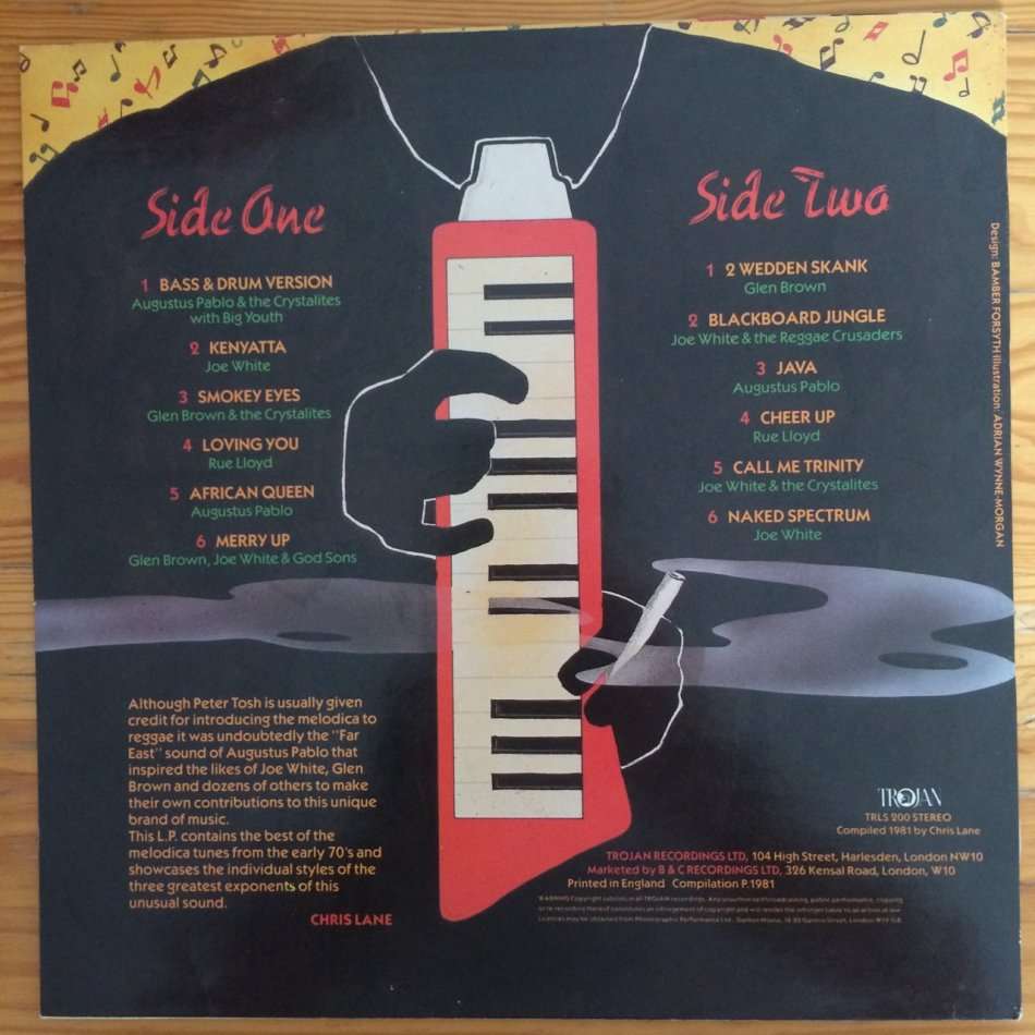 Augustus Pablo - Melodica Melodies Orig Dub UK Trojan LP EX