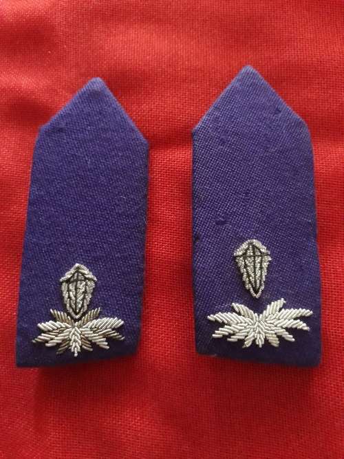 SWAPOL Chaplain Major Gorget- Pair - RARE-