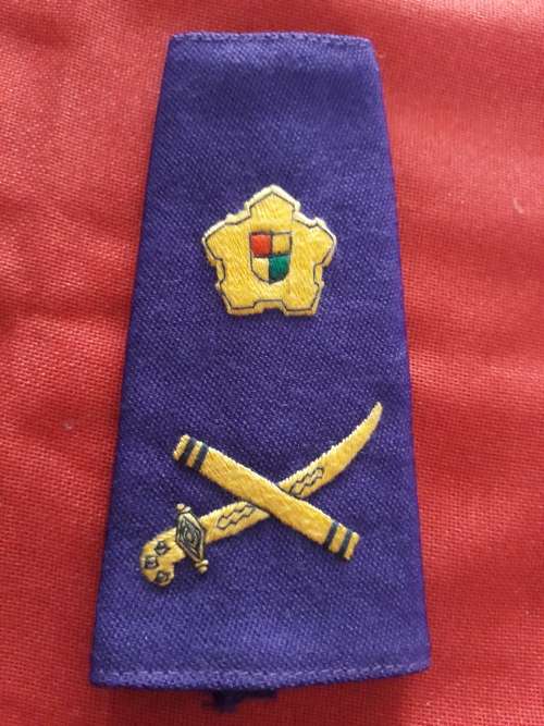 SAP Chaplain cloth rank -Major/General - (Self Embroidered)