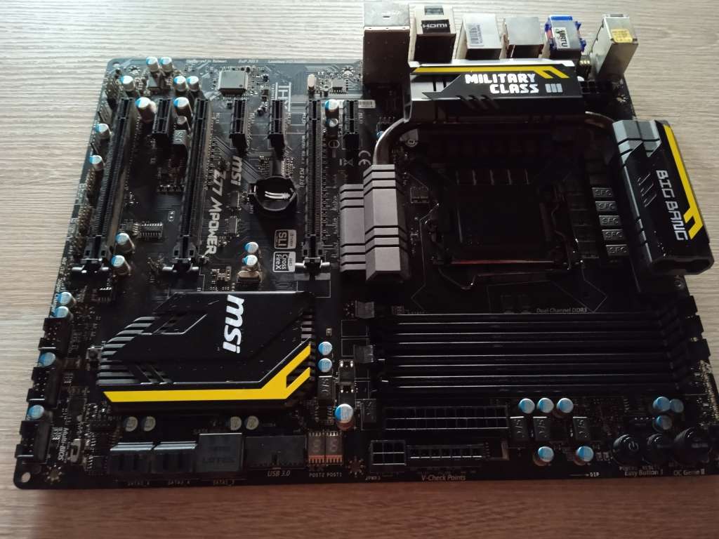 Motherboard Combo: 500W Power supply, MSI Motherboard, Hard Drive, CPU Fan, Wireless Connector