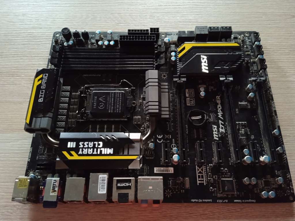 Motherboard Combo: 500W Power supply, MSI Motherboard, Hard Drive, CPU Fan, Wireless Connector
