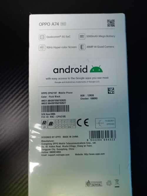sealed Oppo A74 5G