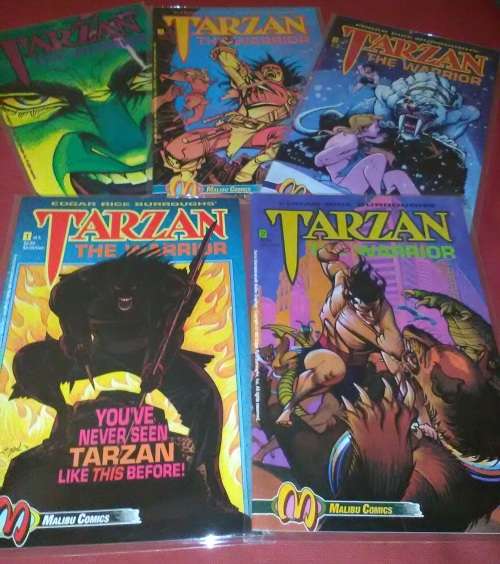 Complete comic set # 1-5: Tarzan the Warrior (1992) - unread, as new appearance