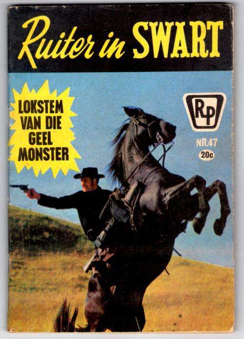 RUITER IN SWART NR 47 fotoverhaal/fotoboek/photo story