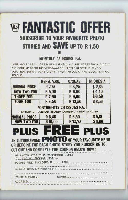 BEAU THE UNTAMED no 61 fotoverhaal/fotoboek/photo story