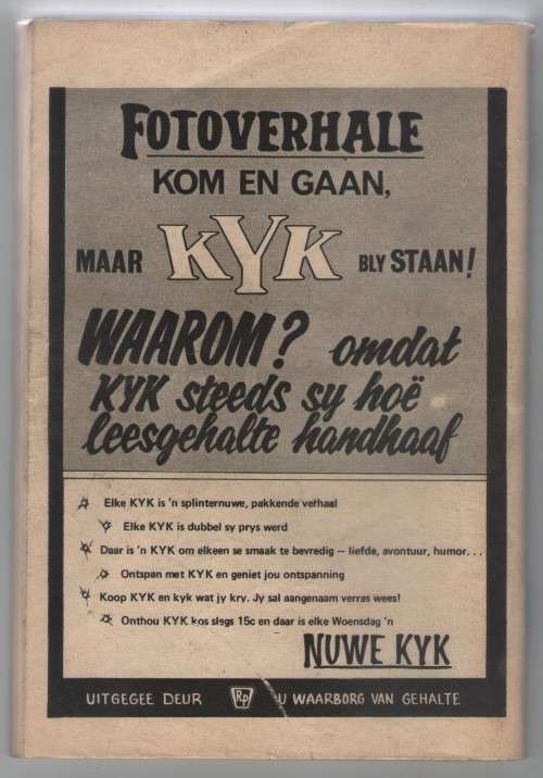 RUITER IN SWART nr 78 fotoverhaal/photo story