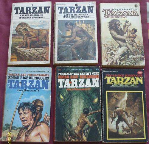 6 x Tarzan novels