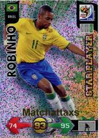 World Cup - Adrenalyn XL- Robinho - Star Player - Mint